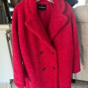 Who What Wear Women's Red/pinkish Coat size large